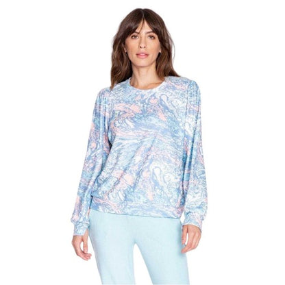 Front - PJ Salvage Womens/Ladies Watercolour Relaxed Fit T-Shirt