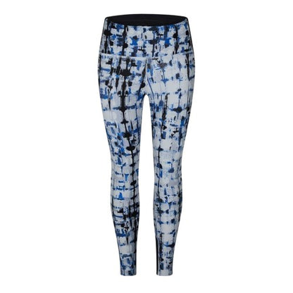 Front - Reebok Womens/Ladies Tie Dye Leggings