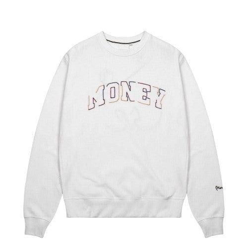 Front - Money Mens Block Knitted Sweatshirt