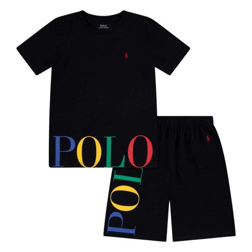 Front - Ralph Lauren Childrens/Kids Polo Loungewear Set