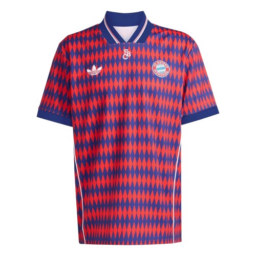 Front - FC Bayern Munich Mens LFSTLR 25/26 Adidas Loose Fit Football Shirt
