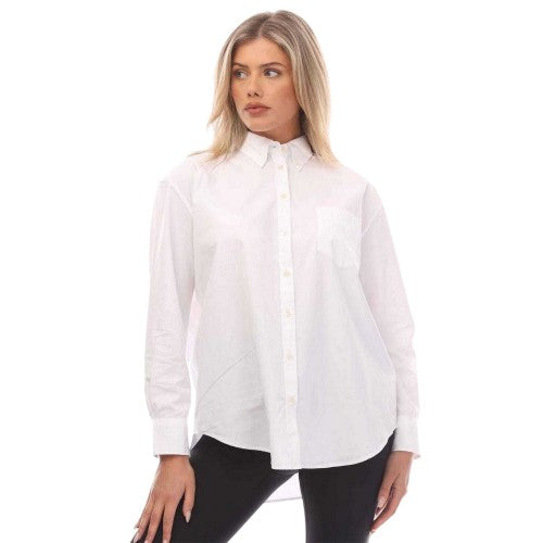 Front - Gant Womens/Ladies Cotton Poplin Long-Sleeved Shirt