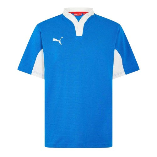 Front - Puma Mens V Kon Contrast Panel Athletic Rugby Shirt
