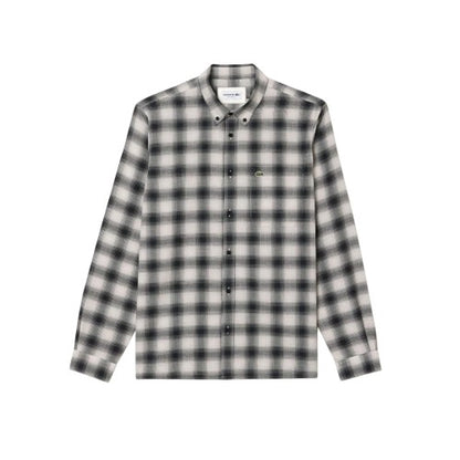 Front - Lacoste Mens Flannel Regular Shirt