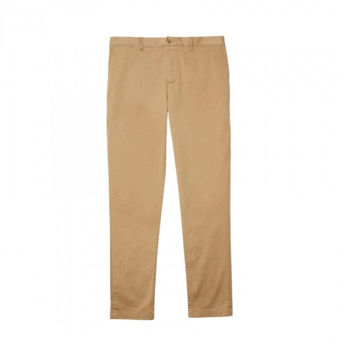 Front - Lacoste Mens Organic Cotton Slim Chinos
