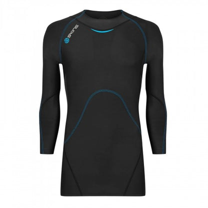 Front - Skins Mens Contrast Detail Fitted Technical Top