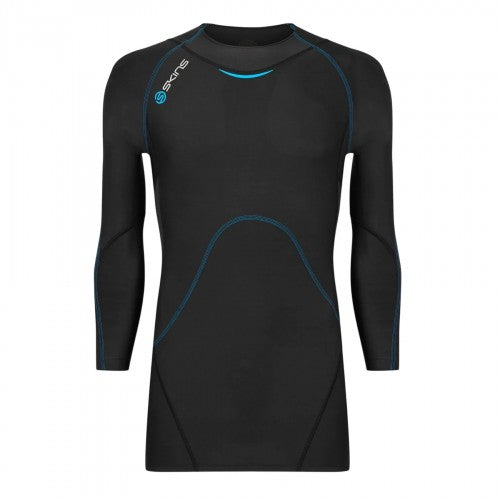 Front - Skins Mens Contrast Detail Fitted Technical Top