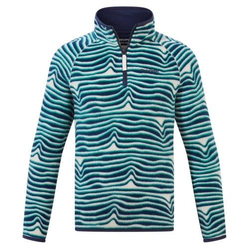 Front - Craghoppers Childrens/Kids Kai Wave Zip Neck Regular Sweatshirt