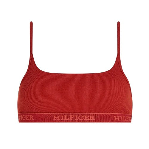 Front - Tommy Hilfiger Womens/Ladies Ribbed Cotton Bralette