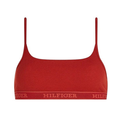 Front - Tommy Hilfiger Womens/Ladies Ribbed Cotton Bralette