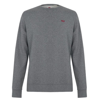 Front - Levis Mens Original Crew Neck Sweatshirt