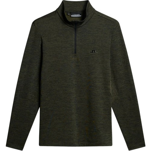 Front - J.Lindeberg Mens Destry Zip Neck Sweatshirt