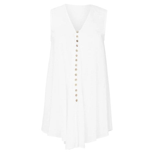 Front - Joe Browns Womens/Ladies V Neck Sleeveless Blouse