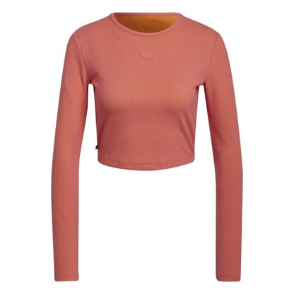 Front - Adidas Womens/Ladies Originals Slim Sports Crop Top