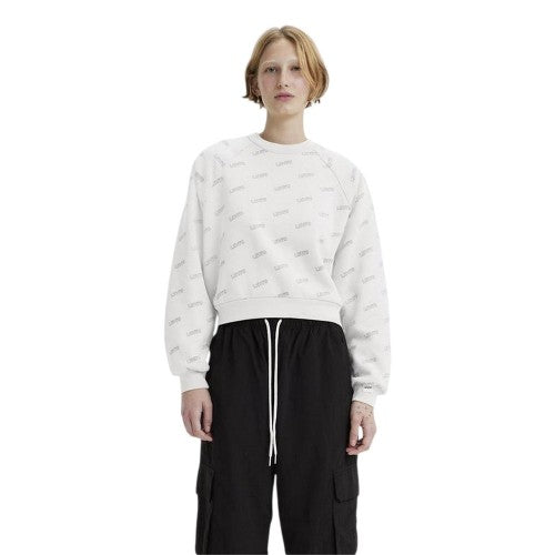 Front - Levis Womens/Ladies Logo Crew Neck Sweatshirt