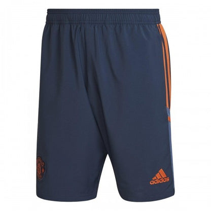 Front - Adidas Mens Condivo 22 Downtime Manchester United FC Shorts