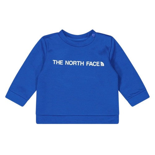 Front - The North Face Baby Lettering Logo Regular Sweatshirt