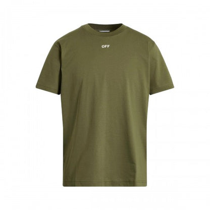 Front - Off White Mens Off Stamp Cotton T-Shirt