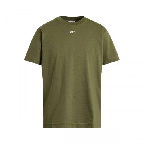 Front - Off White Mens Off Stamp Cotton T-Shirt