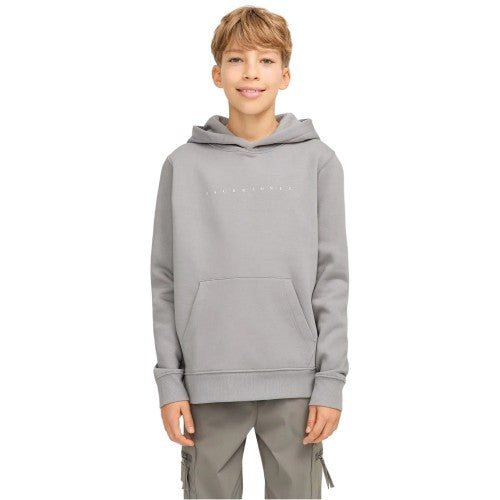 Front - Jack And Jones Childrens/Kids Lettering Stars Hoodie