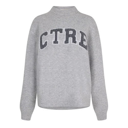 Front - Couture Womens/Ladies Club Knitted Crew Neck Jumper
