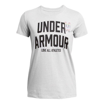 Front - Under Armour Womens/Ladies Pride Embroidered Crew Neck T-Shirt
