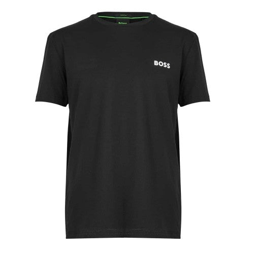 Front - Boss Mens Competition Logo Crew Neck T-Shirt