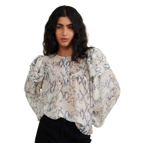 Front - Nobody´s Child Womens/Ladies Tilda Snake Print Blouse