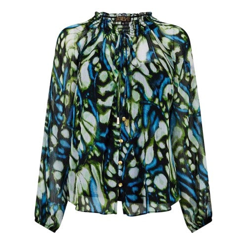 Front - Biba Womens/Ladies Sheer Blouse