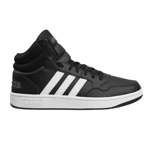 Front - Adidas Mens Hoops 3.0 Basketball Shoes