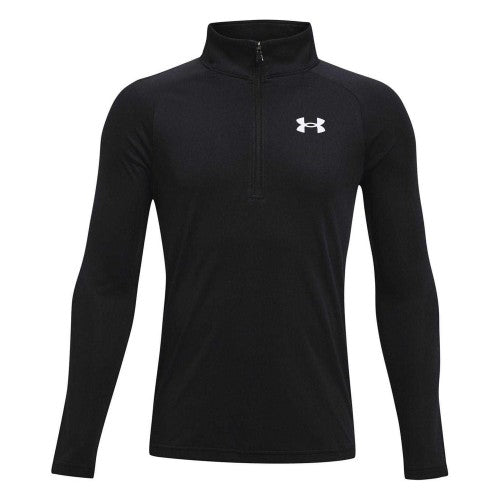 Front - Under Armour Boys Tech 2.0 Half Zip Track Top