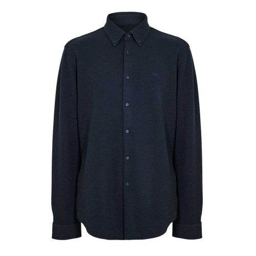 Front - Boss Mens Embroidered Logo Collared Shirt