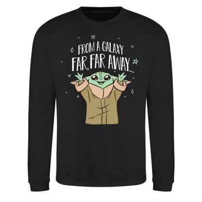 Front - Star Wars The Mandalorian Unisex Adult From A Galaxy Far Away Sweatshirt