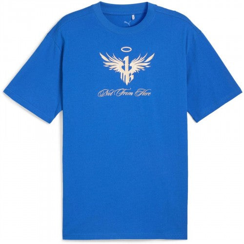 Front - Puma Mens LaMelo Ball Oversized Basketball T-Shirt