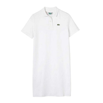 Front - Lacoste Womens/Ladies Pique Short-Sleeved Polo Shirt Dress