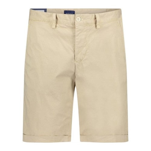 Front - Gant Mens Sun Faded Relaxed Fit Cargo Shorts