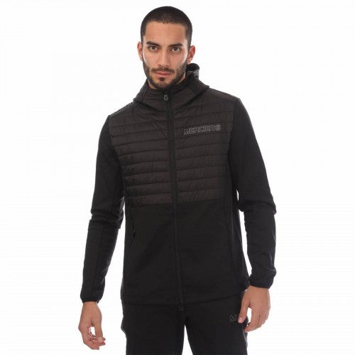 Front - Mercier Mens Dynamic Full Zip Hoodie