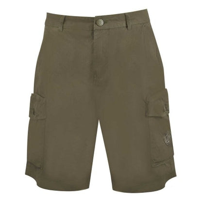 Front - Pretty Green Mens Miles Cargo Shorts