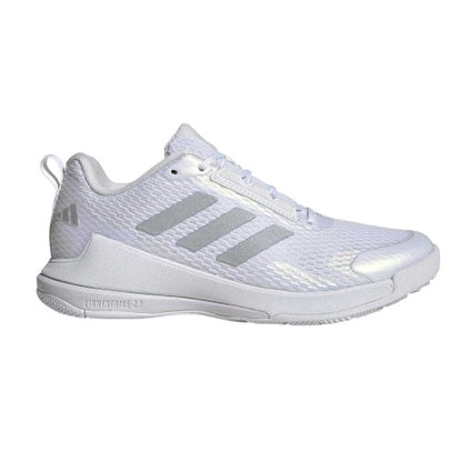 Front - Adidas Womens/Ladies Novaflight 2 Indoor Court Trainers