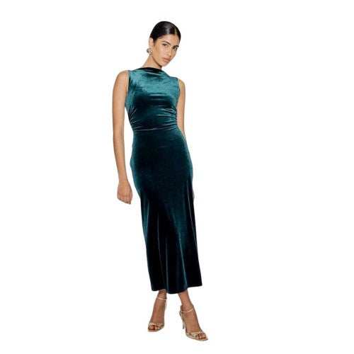 Front - Nobody´s Child Womens/Ladies Margot Velvet Maxi Dress