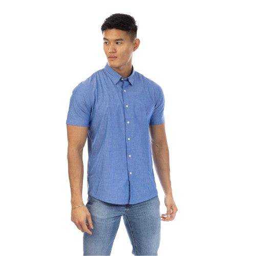 Front - Peter Werth Mens Short-Sleeved Shirt