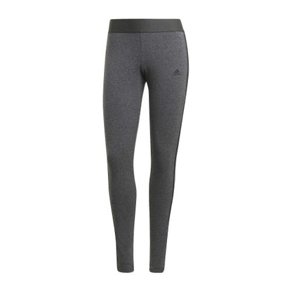 Front - Adidas Womens/Ladies Essentials Cotton Blend 3 Stripes Sport Leggings