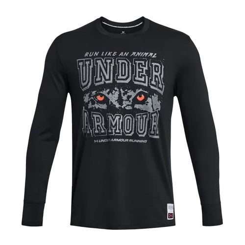 Front - Under Armour Mens Run Like An Animal Long-Sleeved Warm Up Top