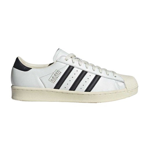 Front - Adidas Mens Superstar Shell Leather Trainers