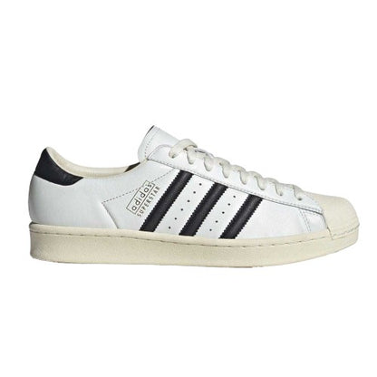 Front - Adidas Mens Superstar Shell Leather Trainers