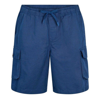Front - Timberland Mens Cotton Linen Comfort Cargo Shorts