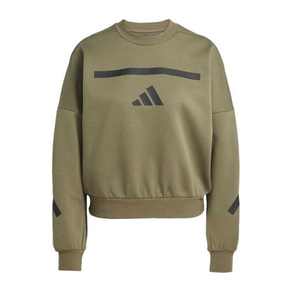 Front - Adidas Womens/Ladies Z.N.E. PrimeKnit Sweatshirt