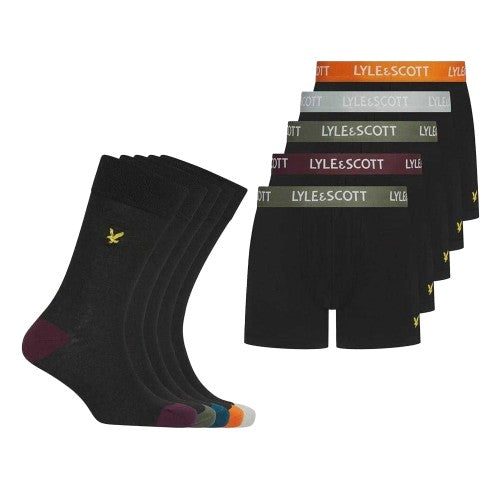 Front - Lyle & Scott Mens Gift Set (Pack of 10)