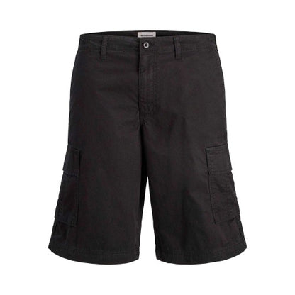 Front - Jack And Jones Mens Cotton Blend Tailored Cargo Shorts