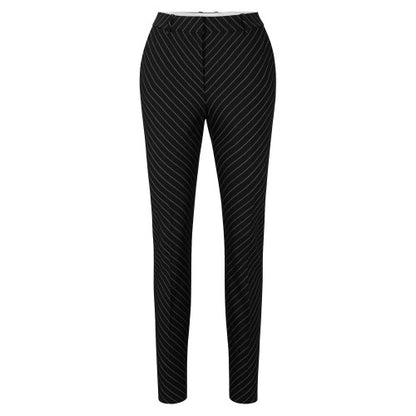 Front - Boss Womens/Ladies Tamata Pinstripe Cigarette Trousers